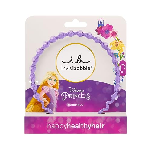 invisibobble KIDS HAIRHALO Disney Rapunzel – Haareif Lila – Haarreifen Mädchen, Haarschmuck Mädchen, Haarband für Prinzessinnen-Looks, 1 stück (1er Pack) von Invisibobble