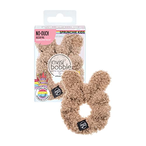 Invisibobble Kids Scrunchie Teddy I 1x Haargummi Plüsch Scrunchies Super SüÃŸ I Geschenke Für Mädchen I Haarschmuck Flauschig von Invisibobble