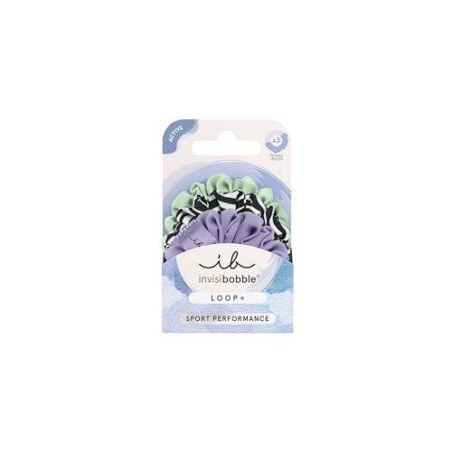 invisibobble LOOP+ Grip Pro (3 Stück) – Sport-Haargummi mit Spiral-Technologie – Starker Halt ohne Ziepen – Spiralförmige Haargummis für Damen, Mädchen & intensives Training – Stylischer Haarschmuck von invisibobble