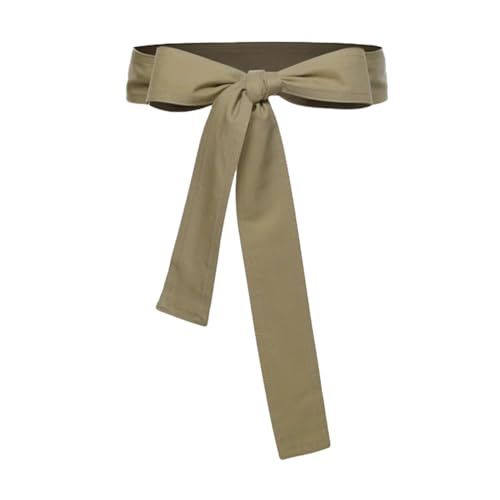 Inzegao Damen-Trenchcoat-Gürtel, Ersatzband, Taillenbund, Windmantel, Taillengürtel, Grau Khaki, Einheitsgröße von Inzegao