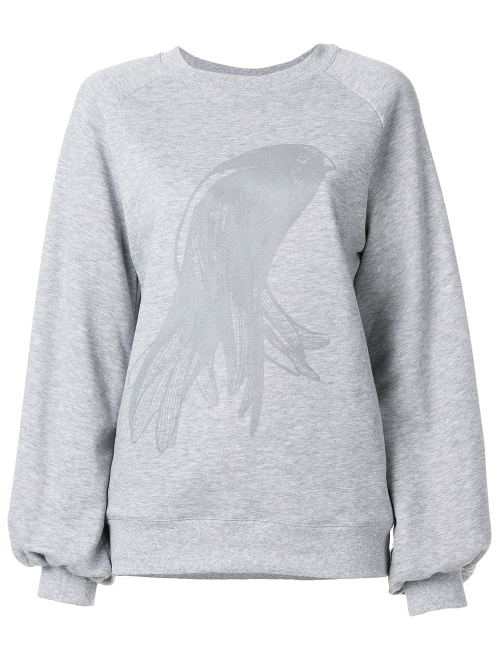 Ioana Ciolacu Oversized-Sweatshirt mit Print - Grau von Ioana Ciolacu