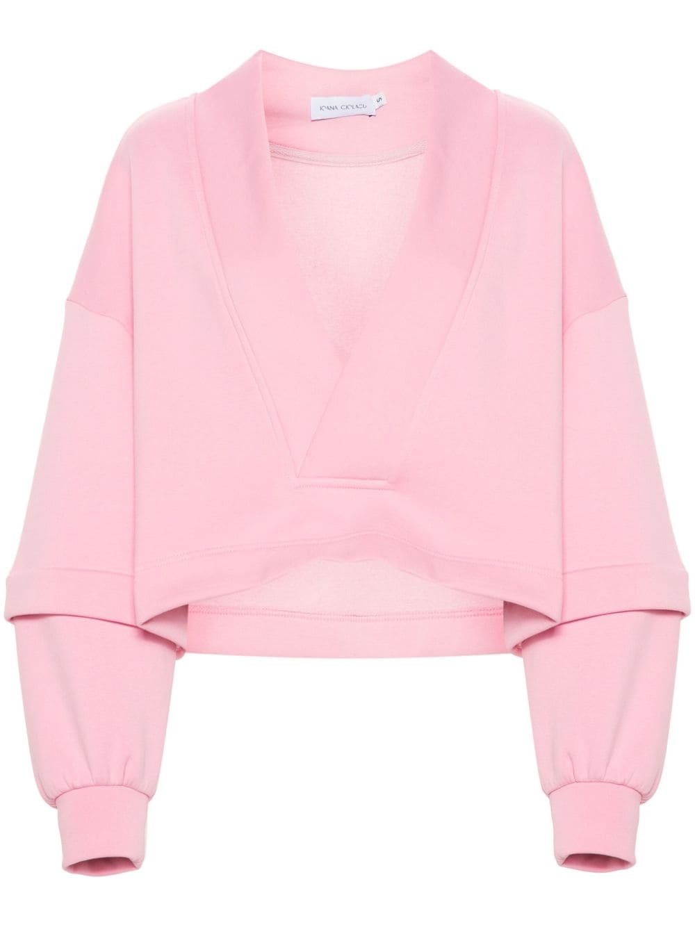 Ioana Ciolacu Sweatshirt mit V-Ausschnitt - Rosa von Ioana Ciolacu