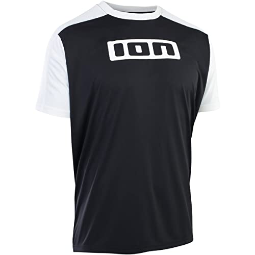 Ion Logo Fahrrad Trikot kurz schwarz/weiß 2023: Größe: XXL (56) von Ion