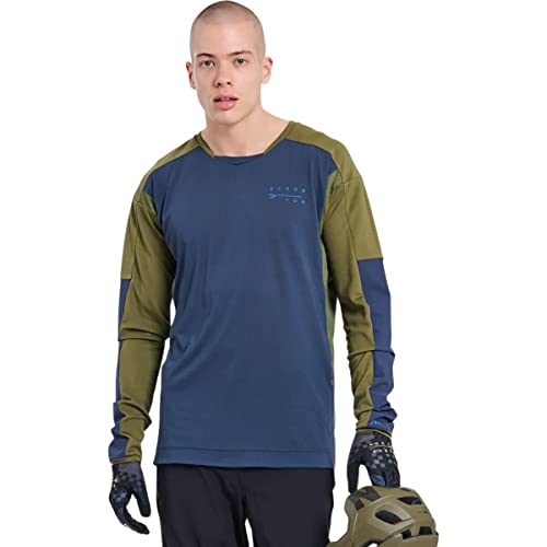 Ion Scrub Amp BAT Fahrrad Trikot lang mud grün 2023: Größe: XXL (56) von Ion