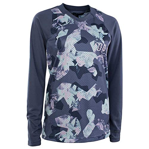 Ion Scrub Damen Fahrrad Trikot lang blau/grau 2022: Größe: XS (34) von Ion