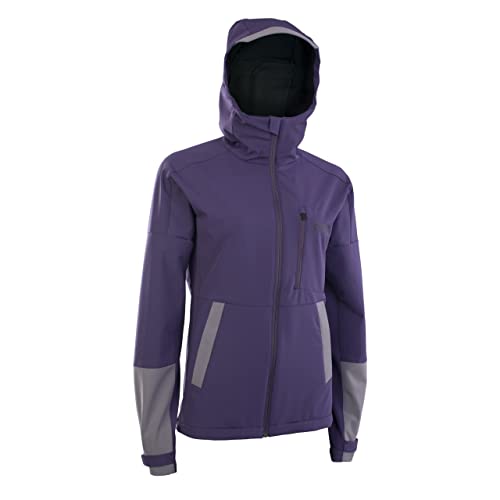 Ion Shelter 2L Softshell Damen Fahrrad Wind/Regenjacke lila 2023: Größe: XL (42) von ION