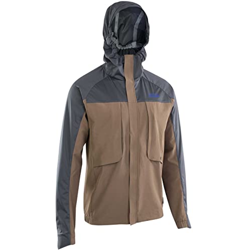 Ion Shelter Hybrid 3L Fahrrad Wind/Regenjacke braun/grau 2022: Größe: L (52) von Ion