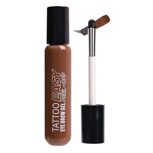 Iouyjiu Augenbrauen-Peel Off, semi-permanentes Augenbrauengel mit schäumendem Farbton, natürlicher Look für langanhaltende Definition, Beauty-Werkzeug für Damen, Mädchen, Zuhause oder Reisen, 10 ml von Iouyjiu