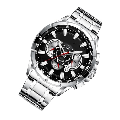 Iouyjiu Business Watch, Chronograph Watch Men, Classic Wristwatch with Sophisticated Elegant Style and Water Resistant Material for Teachers, Workers, or Businessmen, 1 Piece von Iouyjiu