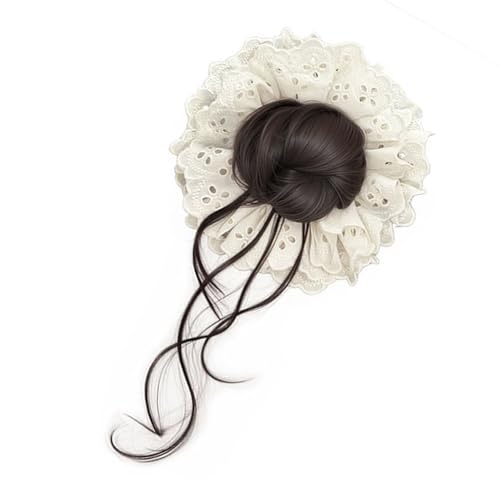 Iouyjiu Haar Dutt Verlängerung Für Damen - Lockige Dutt Extensions Für Frauen | Elastischer Pferdeschwanzhalter Haarbänder Perücken für Veranstaltungen von Iouyjiu