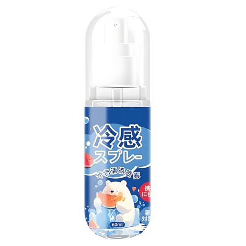 Iouyjiu Hydrating & Cool Body Spray, Instant Cooling Mist With Long-Lasting Moisture, Lightweight Refreshing Formula, Heat Reliefs Solution, Crafted Using Natural Extract, 60ml von Iouyjiu