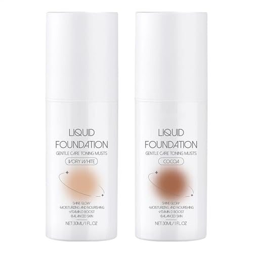 Iouyjiu Moisturizing Foundation, Lightweight Liquid Makeup, Full Coverage Concealer, Long Lasting Oil Control, Matte Finish Foundation, Ideal for Oily and Dry Skin, 30 ml von Iouyjiu
