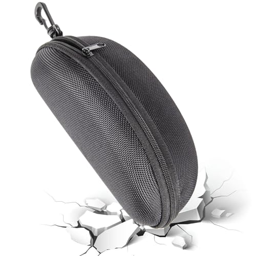 Iouyjiu Sport Brillenetui - Schutz Brillenetui Mit Haken | Stoßfeste Brillentasche Mit Filzfutter Und Gürtelclip Für Frauen Kinder Radfahren Camping Wandern Reisen von Iouyjiu
