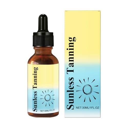 Self Tanning Drops for Face and Body, Buildable Glow Serums for Women, 30 ml Hydrating Bronzing Oil for Radiant Tan Look, Skin Care Add on All Skin Tones, 4,13 x 1,46 x 1,46 Zoll Self Tanning Drops for Face and Body, Buildable Glow Serums for Women, 30 ml Hydrating Bronzing Oil for Radiant Tan Look, Skin Care Add on All Skin Tones, 4,13 x 1,46 x 1,46 Zoll von Iouyjiu