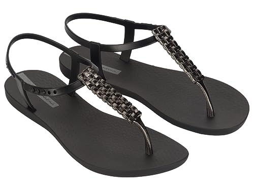 Ipanema Class Modern Craft Damen-Sandalen, Schwarz, 40 EU von Ipanema