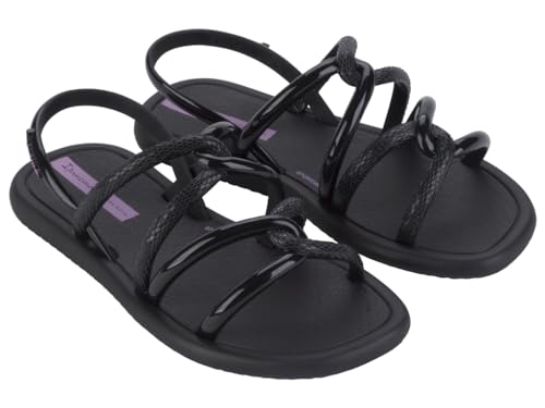 IPANEMA KIDS Ipanema MEU Sol Kids Flache Sandale, Av569 Schwarz Lila, 31 EU von Ipanema