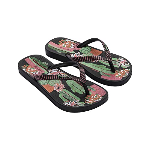 Ipanema Mädchen IPANEMA ANAT CACTUS KIDS, Black Green Pink, 25.5 EU von Ipanema