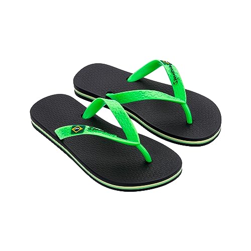 Ipanema Unisex Kinder Clas Brasil Ii Kids Flipflop, Black Green, 29/30 EU von Ipanema