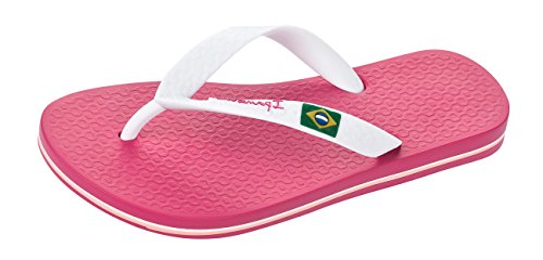 Ipanema CLAS Brasilien Ii Kids Flipflop, Pink weiß, 38 EU von Ipanema