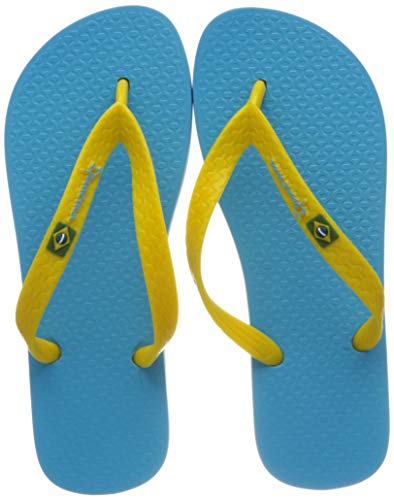 Ipanema Classic Brasil II Kids Zehentrenner, Blue/Yellow, 27.5 EU von Ipanema