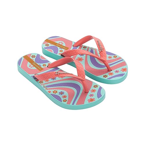 Ipanema Classic XII Kids Flipflop, Green/PINK/ORANGE, 38 EU von Ipanema