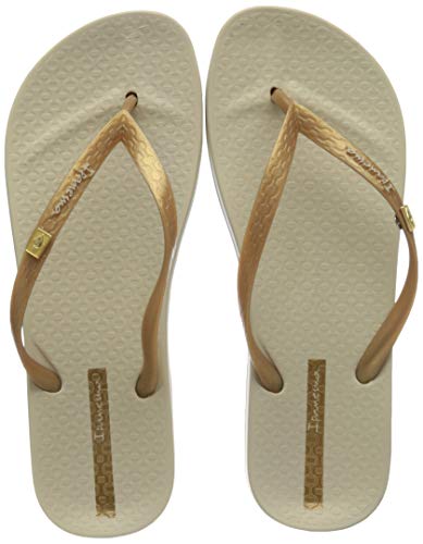 Ipanema Damen ANAT BRASILIDADE FEM Zehentrenner, beige/Gold, 35/36 EU von Ipanema