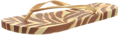 Ipanema Damen ANIMALE Print FEM, BEIGE/Gold/Brown, 35.5 EU von Ipanema