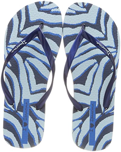 Ipanema Damen ANIMALE Print FEM, Blue, 35.5 EU Schmal von Ipanema