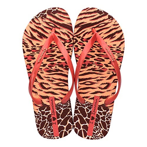 Ipanema Damen ANIMALE Print II FEM Flipflop, ORANGE/BEIGE, 40 EU von Ipanema