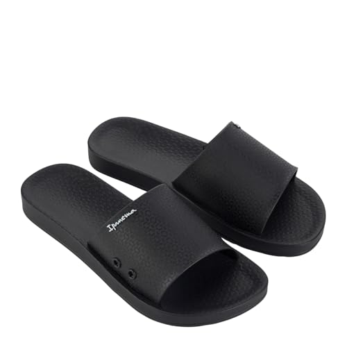 Ipanema Damen Anat Classic Slide Fem Flache Sandale, schwarz/weiß, 39 EU von Ipanema
