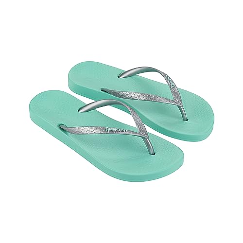 Ipanema Damen Anatomica TAN FEM Flipflop, Green/Silver, 38 EU von Ipanema