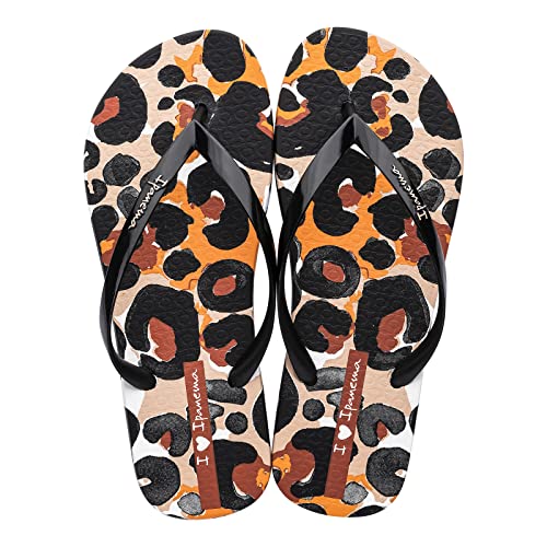 Ipanema Damen Animale Print Ii Fem Flipflop, White Black Orange, 35/36 EU von Ipanema