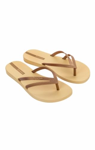 Ipanema Damen Bossa Flip-flops Sandalen Gold 38 EU von Ipanema