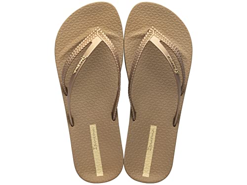 Ipanema Damen Bossa Soft V FEM Flipflop, BEIGE/Gold, 38 EU von Ipanema