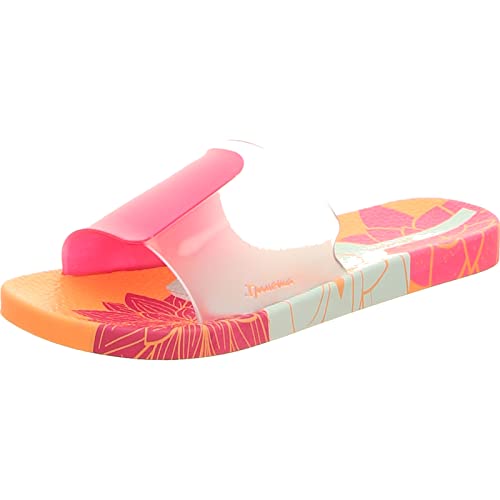 Ipanema Damen Botanica Slide, ORANGE/Clear/PINK, 35/36 EU von Ipanema