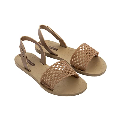 Ipanema Damen Breezy Sandal FEM, BEIGE/Braun, 35/36 EU von Ipanema