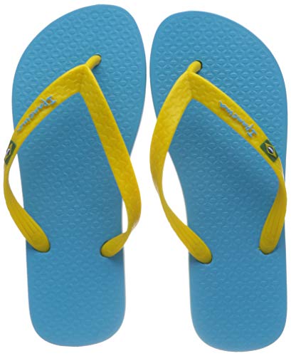 Ipanema Damen CLAS Brasil II Fem Zehentrenner, Blue/Yellow von Ipanema