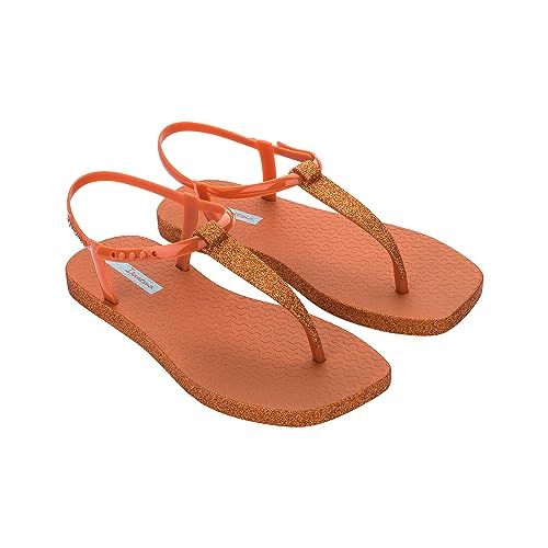 Ipanema Damen Class Edge Glow FEM Sandale, ORANGE/Glitter ORANGE, 37 EU von Ipanema