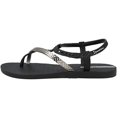 Ipanema Damen Class Wish II FEM Sandale, Black/metallic Silver, 35.5 EU Schmal von Ipanema