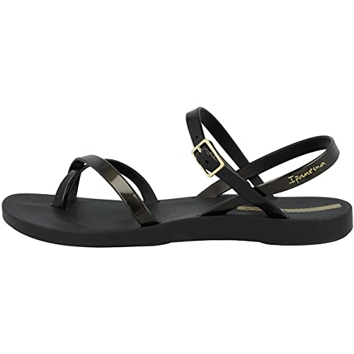 Ipanema Mädchen Ipanema Fashion Viii Fem Sandale, Black Gold Black, 35/36 EU von Ipanema