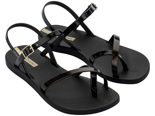 Ipanema Damen Fashion Sand Viii Fem Sandalen, schwarz Gold schwarz, 37 EU von Ipanema