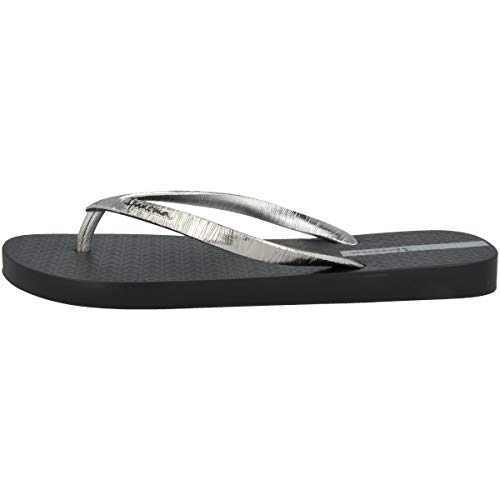 Ipanema Damen Glam II FEM Zehentrenner, 9266 Black/metallic Silver, 35/36 EU von Ipanema