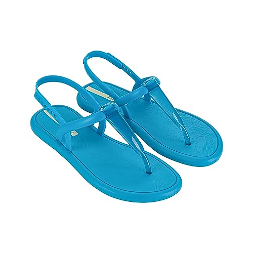 Ipanema Damen Glossy FEM Sandale, Blue/TRANSP Blue, 37 EU von Ipanema