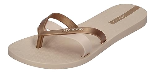 Ipanema Damen Kirei FEM Flipflop, BEIGE/Gold, 37 EU von Ipanema