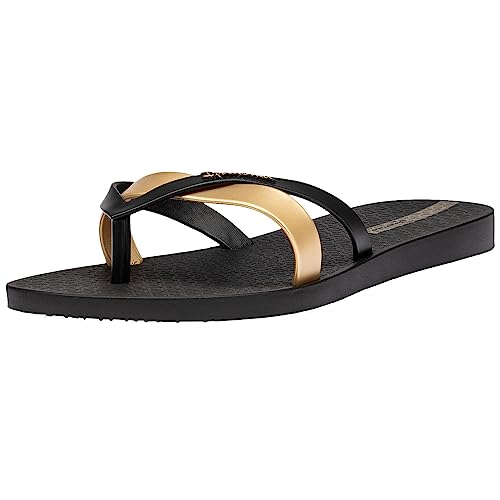 Ipanema Damen Kirei FEM Flipflop, Black/Gold, 39 EU von Ipanema