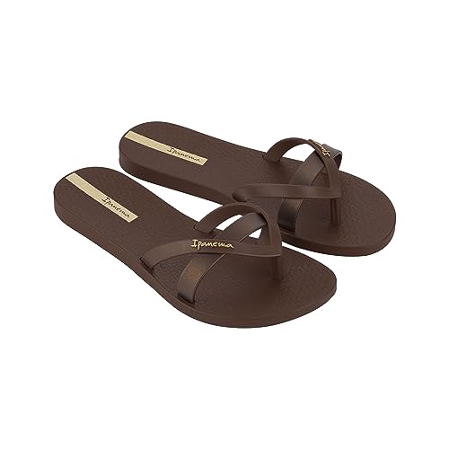 Ipanema Damen Kirei FEM Flipflop, Brown/Bronze, 37 EU von Ipanema