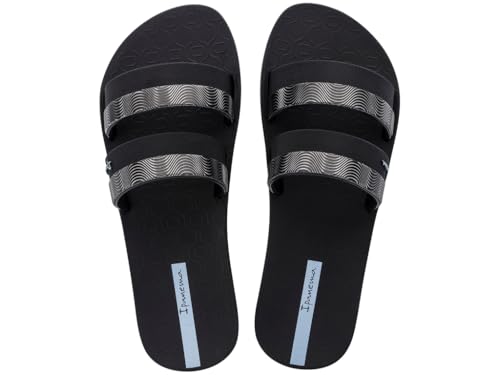 Ipanema Damen Mesh Slide Fem Sandale, Schwarz, 37 EU von Ipanema