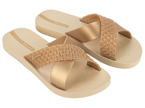 Ipanema Damen Sense Slide Fem Flipflop, Beige Gold, 39 EU von Ipanema
