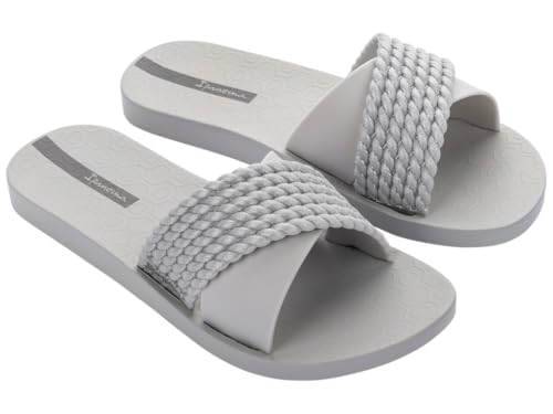 Ipanema Damen Street II FEM Schiebe-Sandalen, Light Grey/Grey, 40 EU von Ipanema