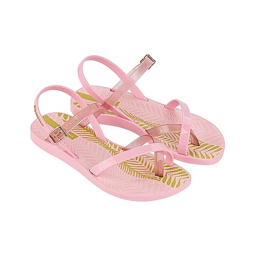 Ipanema Mädchen Fashion X Kids Sandale, Pink Glitter Green, 34/35 EU von Ipanema